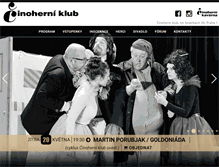 Tablet Screenshot of cinoherniklub.cz